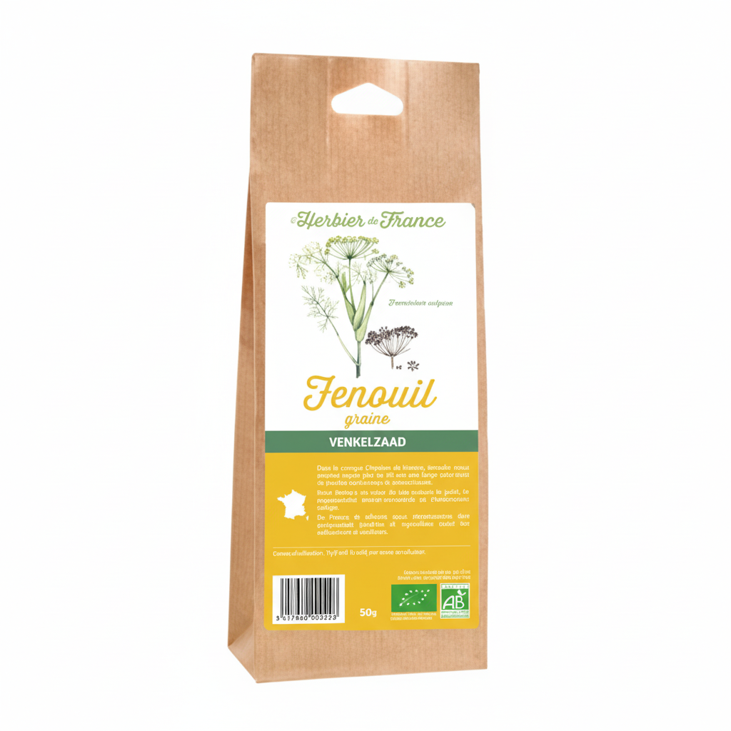 L'herbier -- EOL Graines de fenouil bio (origine France) - 50 g